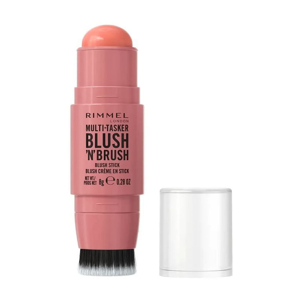 Рум'яна-стік для обличчя Rimmel Multi-Tasker Blush'N'Brush Blush Stick 100 Cotton Candy, 8 г